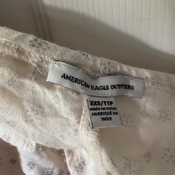 American Eagle Cream Spaghetti Strap Dress - Picture 3 of 4